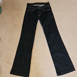 Armani Exchange Dark Blue Flare Jeans